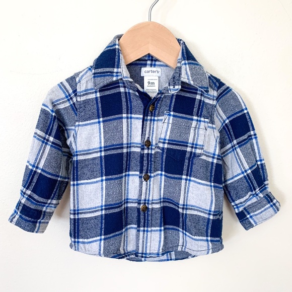 Carter's Other - Carter’s | Baby Boy Long Sleeve Plaid Button Up